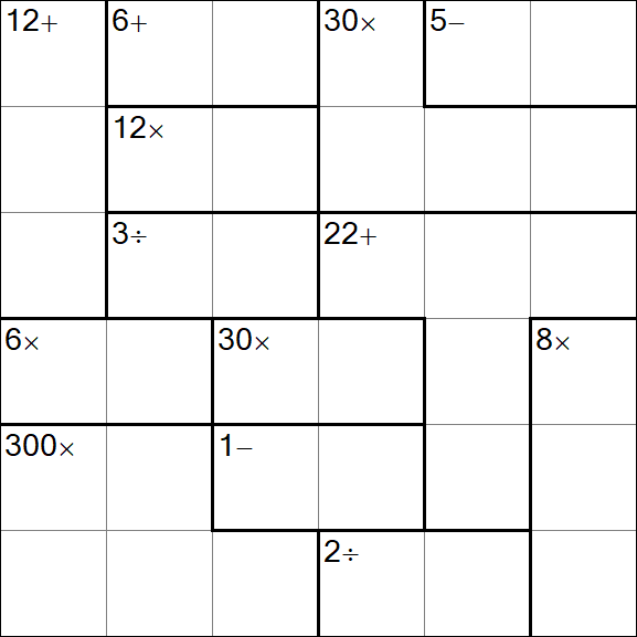 Calcudoku - Easy