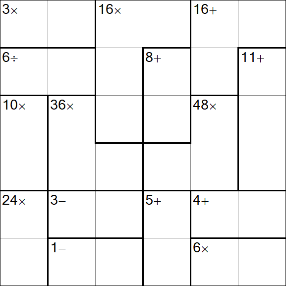 Calcudoku - Easy