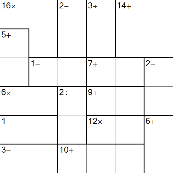 Calcudoku - Easy