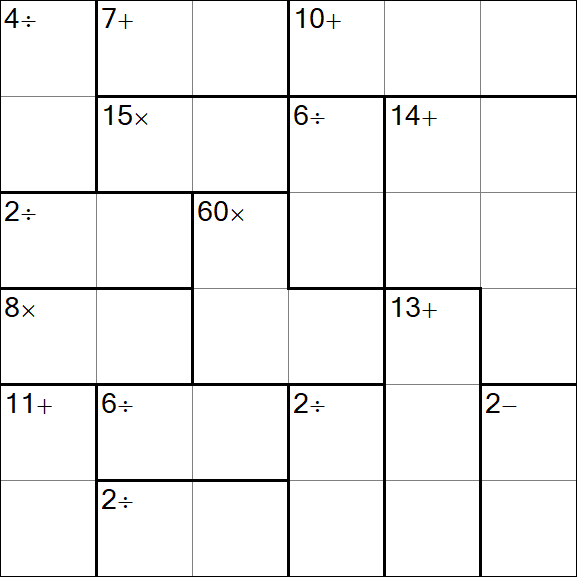 Calcudoku - Easy