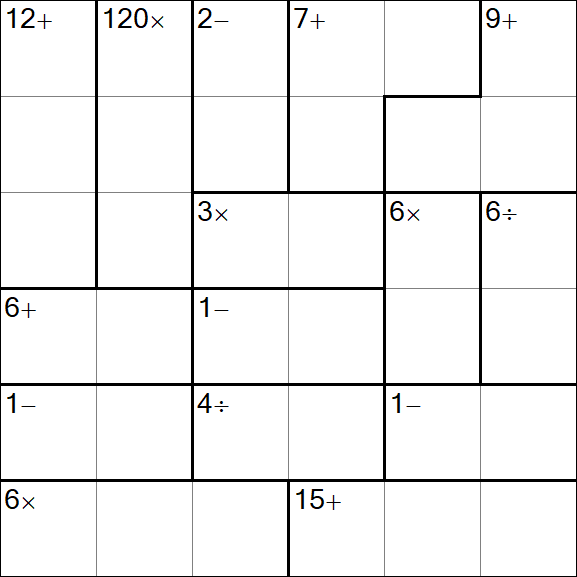 Calcudoku - Easy