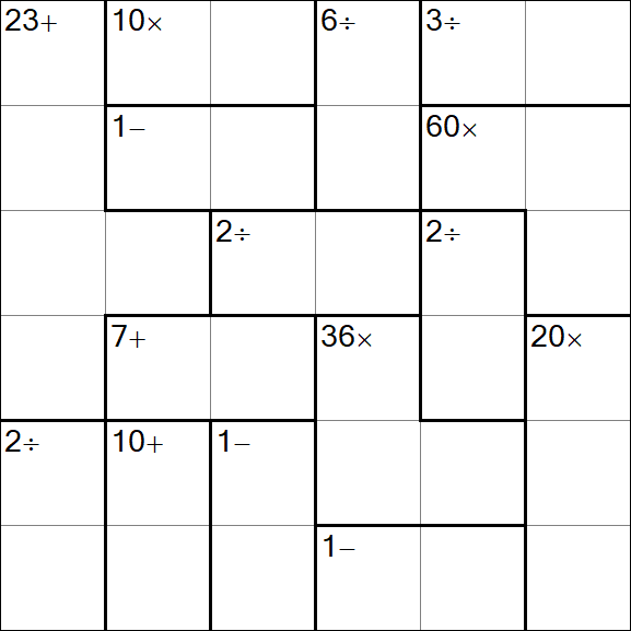 Calcudoku - Easy