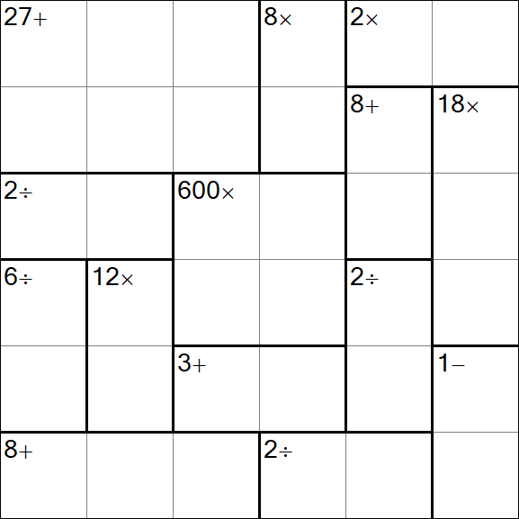 Calcudoku - Easy