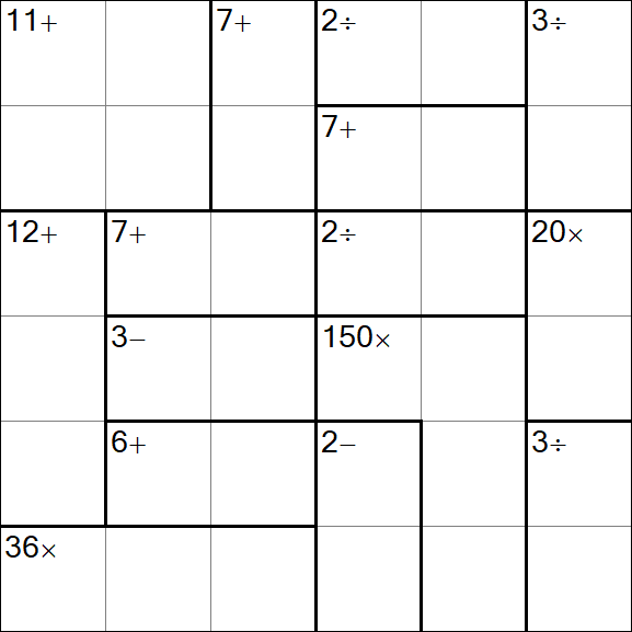 Calcudoku - Easy