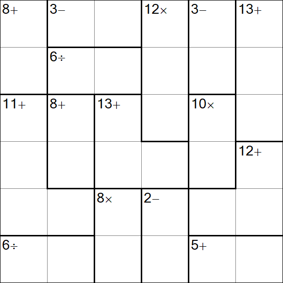 Calcudoku - Easy
