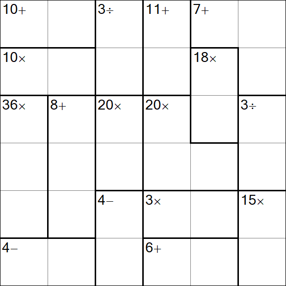 Calcudoku - Easy