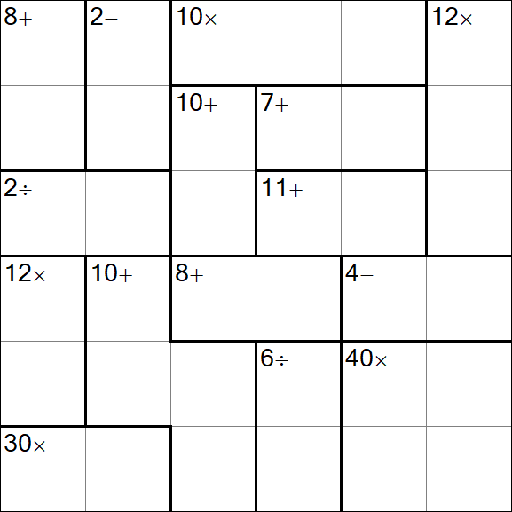 Calcudoku - Easy