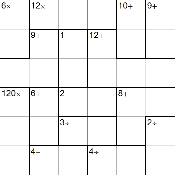 Calcudoku - Easy
