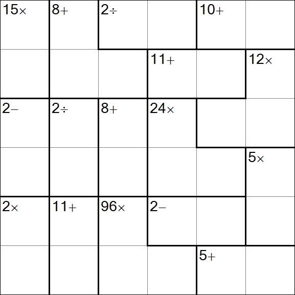 Calcudoku - Easy