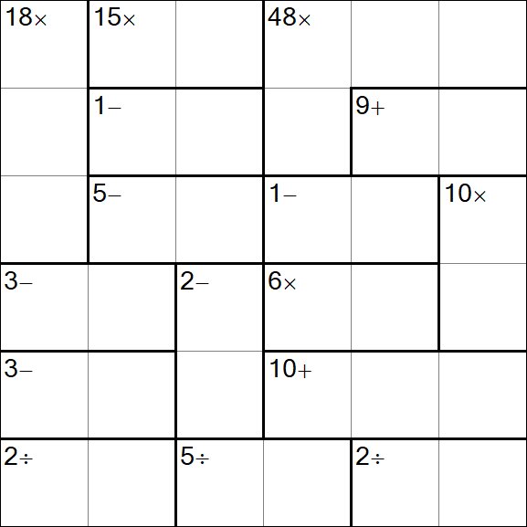 Calcudoku - Easy
