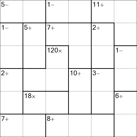 Calcudoku - Easy