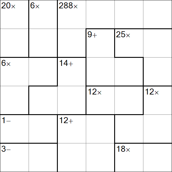 Calcudoku - Easy