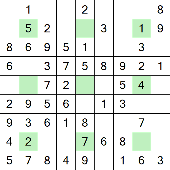 Center Dot Sudoku - Fácil 