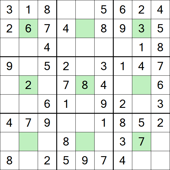Center Dot Sudoku - Fácil