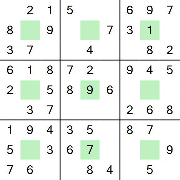 Center Dot Sudoku - Fácil