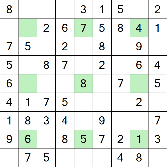Center Dot Sudoku - Fácil