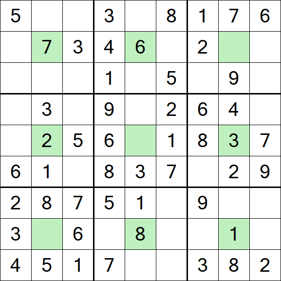 Center Dot Sudoku - Simple