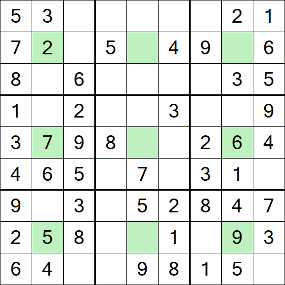 Center Dot Sudoku - Simple