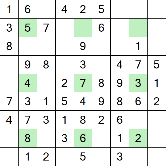Center Dot Sudoku - Simple