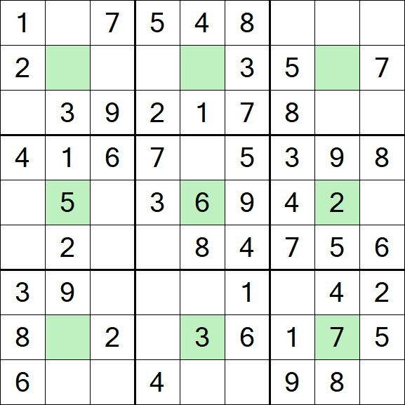 Center Dot Sudoku - Simple