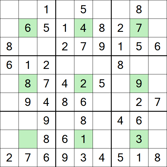 Center Dot Sudoku - Simple