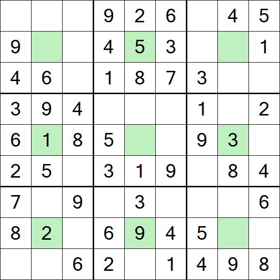 Center Dot Sudoku - Simple