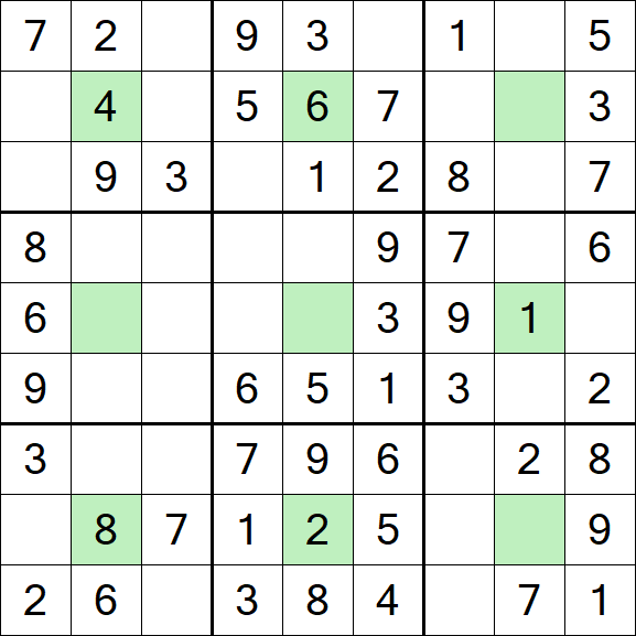 Center Dot Sudoku - Simple