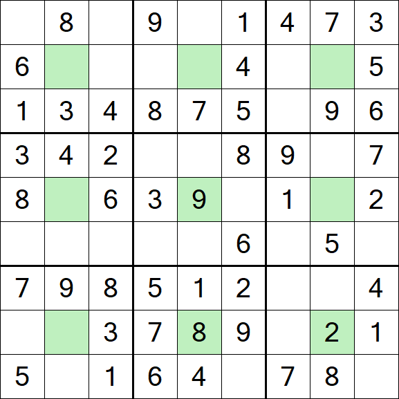 Center Dot Sudoku - Simple