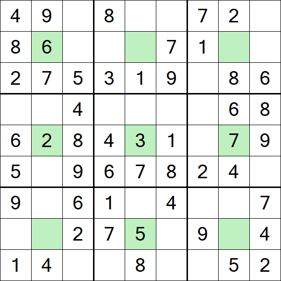 Center Dot Sudoku - Simple