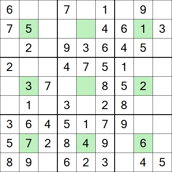 Center Dot Sudoku - Simple