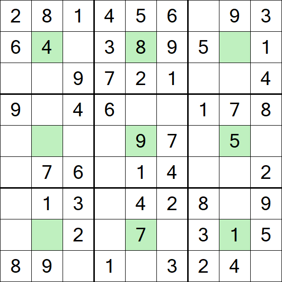 Center Dot Sudoku - Simple