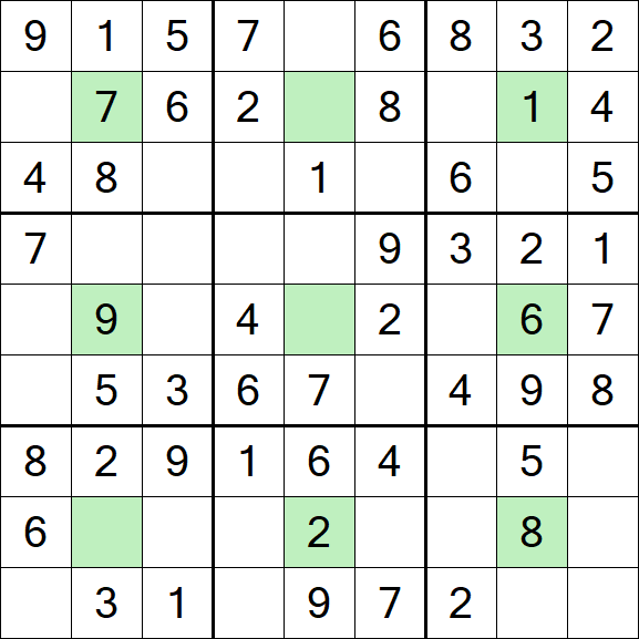 Center Dot Sudoku - Easy