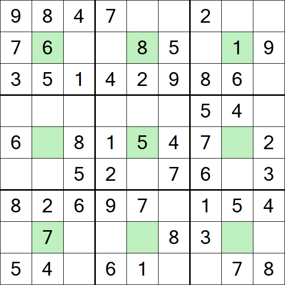 Center Dot Sudoku - Easy
