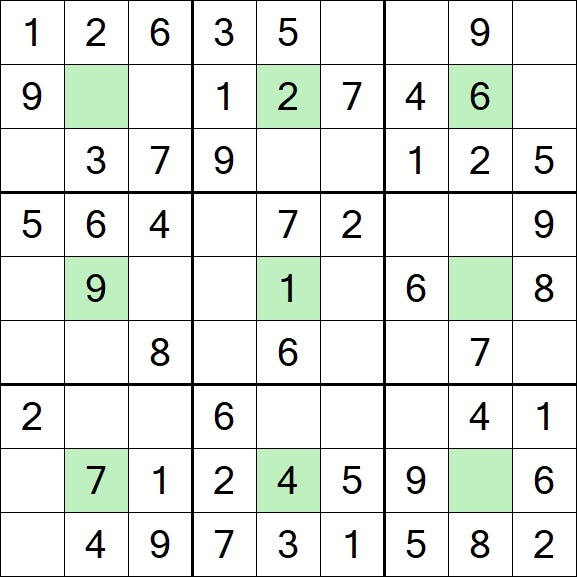 Center Dot Sudoku - Easy