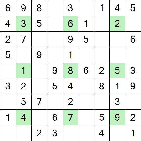 Center Dot Sudoku - Easy