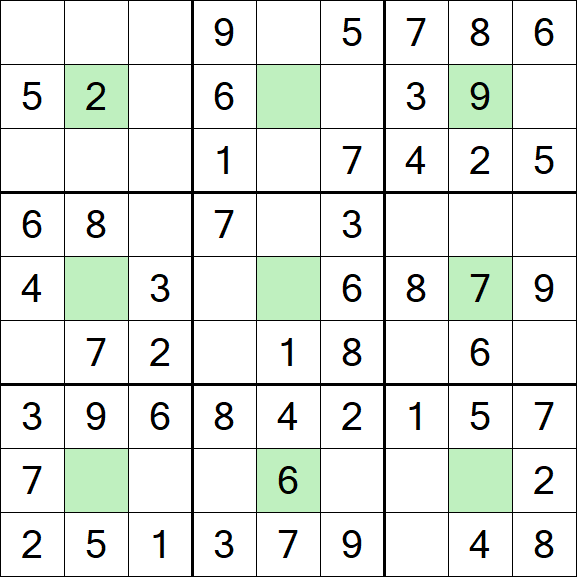 Center Dot Sudoku - Easy