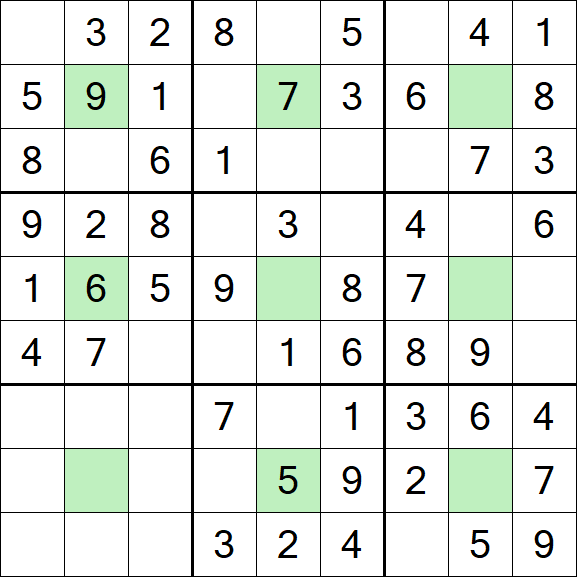 Center Dot Sudoku - Easy
