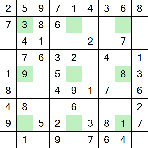 Center Dot Sudoku - Easy