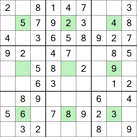 Center Dot Sudoku - Easy