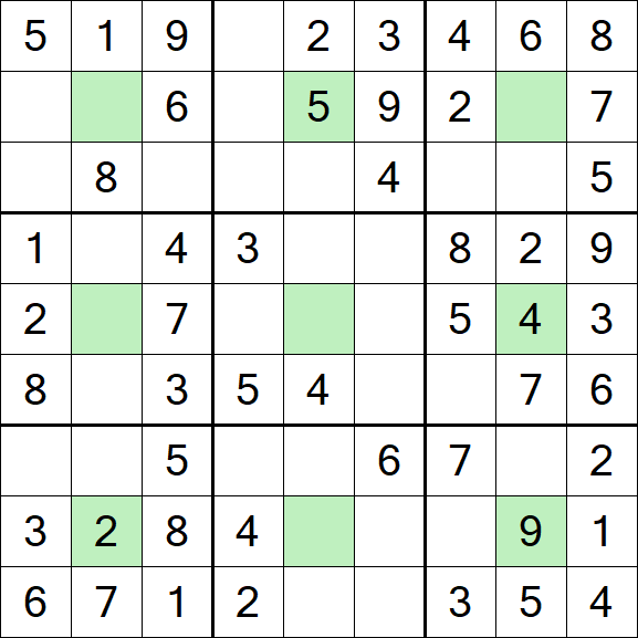 Center Dot Sudoku - Easy