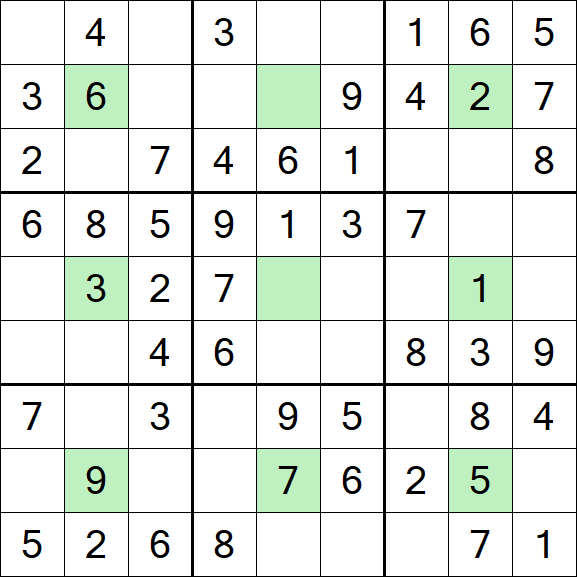Center Dot Sudoku - Easy