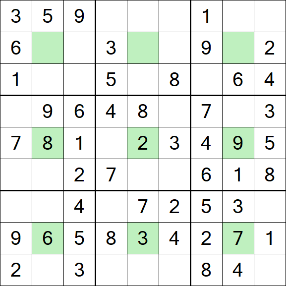 Center Dot Sudoku - Easy