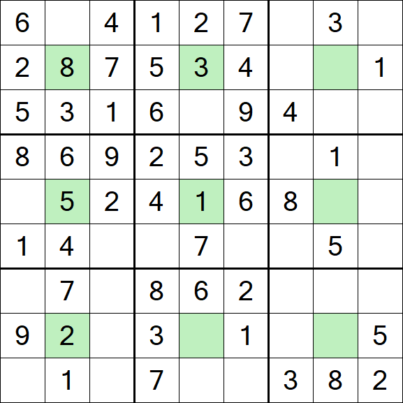 Center Dot Sudoku - Easy