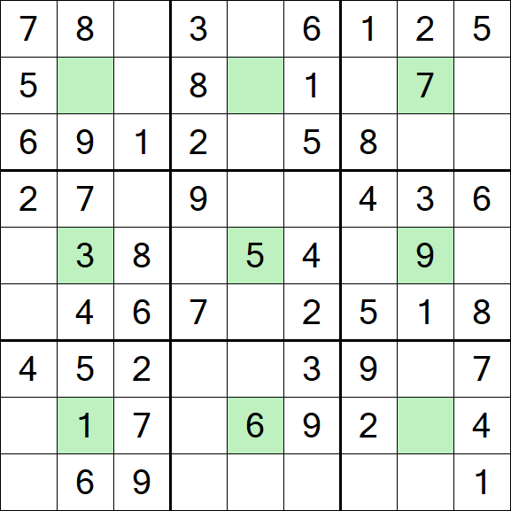 Center Dot Sudoku - Easy