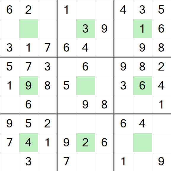 Center Dot Sudoku - Easy