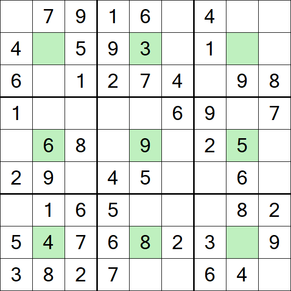 Center Dot Sudoku - Easy
