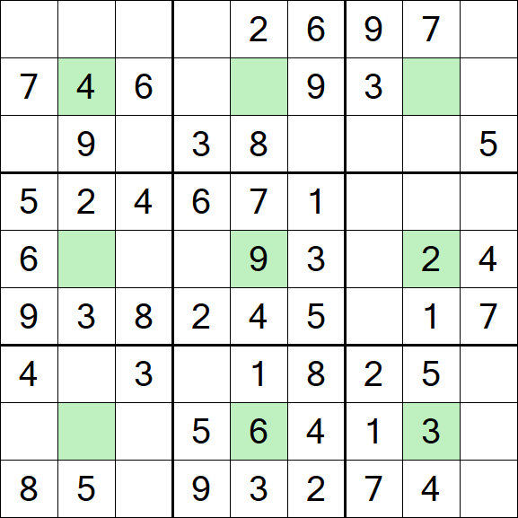 Center Dot Sudoku - Easy