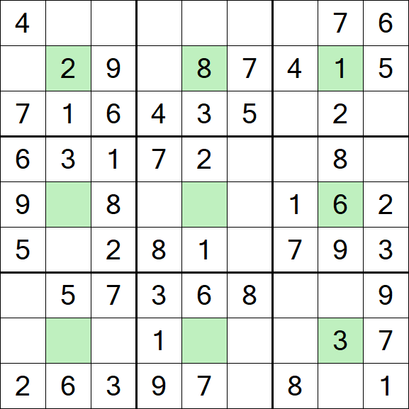 Center Dot Sudoku - Einfach