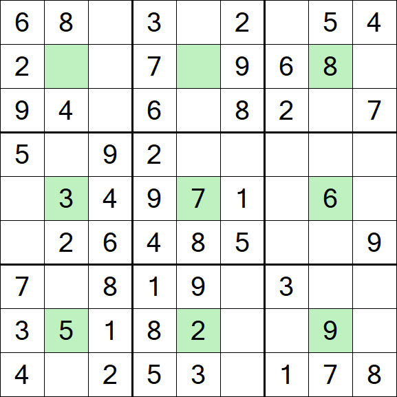 Center Dot Sudoku - Einfach