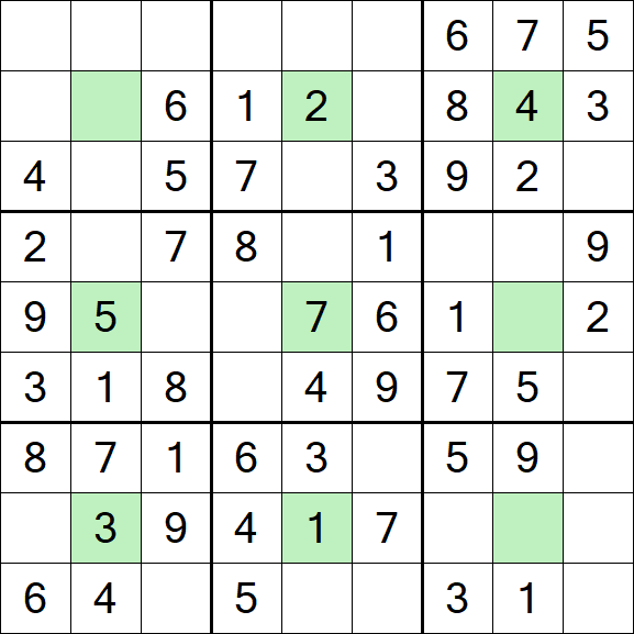 Center Dot Sudoku - Einfach